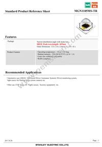 MGN1105MS-TR Datasheet Cover