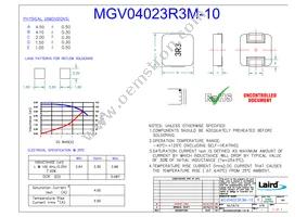 MGV04023R3M-10 Cover