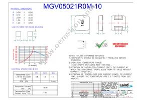 MGV05021R0M-10 Cover