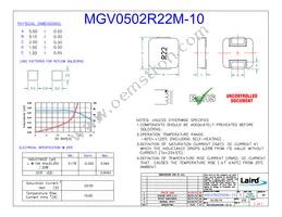 MGV0502R22M-10 Cover