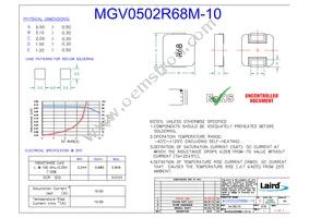 MGV0502R68M-10 Cover
