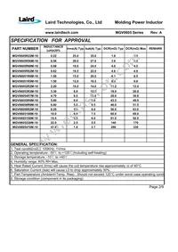MGV0605220M-10 Datasheet Page 4