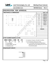 MGV0625R10N-10 Datasheet Page 3