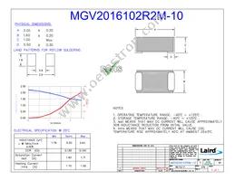 MGV2016102R2M-10 Datasheet Cover