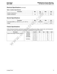 MH005CL Datasheet Page 5