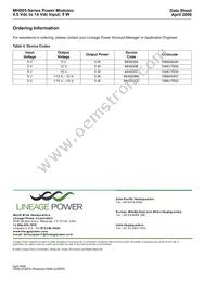 MH005CL Datasheet Page 16
