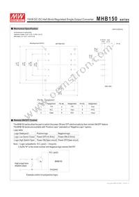 MHB150-48S12 Datasheet Page 2