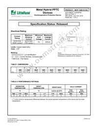 MHP-TAM15-9-82 Datasheet Cover