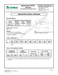 MHP-TAM6-9-72 Datasheet Cover