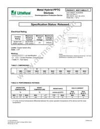 MHP-TAM6-9-77 Datasheet Cover
