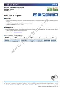 MHQ1005P9N1JT Datasheet Cover