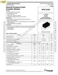 MHW1345N Datasheet Cover