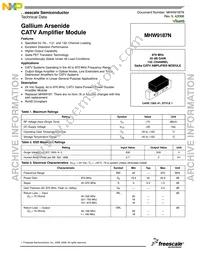 MHW9187N Datasheet Cover