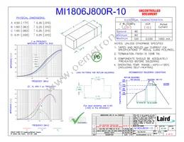 MI1806J800R-10 Datasheet Cover