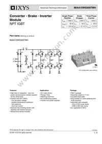 MIAA10WE600TMH Datasheet Cover