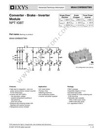 MIAA15WB600TMH Datasheet Cover