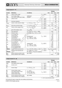 MIAA15WB600TMH Datasheet Page 2