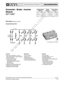 MIAA20WE600TMH Datasheet Cover