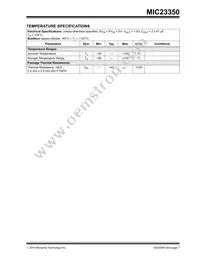 MIC23350YFT-TR Datasheet Page 7