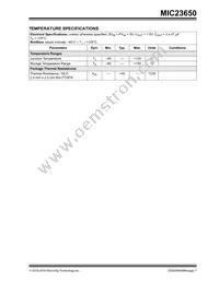 MIC23650YFT-TR Datasheet Page 7