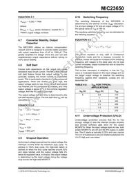 MIC23650YFT-TR Datasheet Page 15