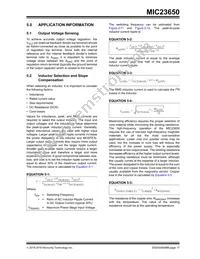 MIC23650YFT-TR Datasheet Page 17