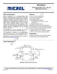 MIC24046-HYFL-TR Datasheet Cover