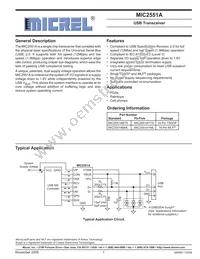 MIC2551ABTS-TR Datasheet Cover