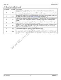 MIC26903-ZAYJL-TR Datasheet Page 3