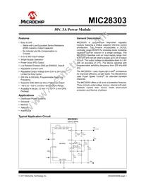 MIC28303-2YMP-T1 Datasheet Cover
