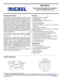 MIC33264YGK-TR Datasheet Cover