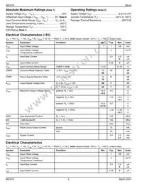 MIC910BM5-TR Datasheet Page 2