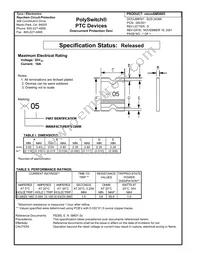 MICROSMD005-2 Datasheet Cover