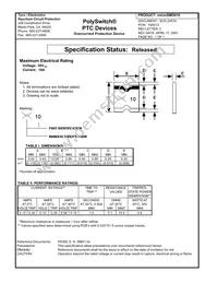 MICROSMD010-2 Datasheet Cover
