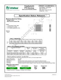 MICROSMD190LR-2 Datasheet Cover