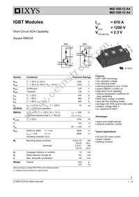 MID550-12A4 Datasheet Cover