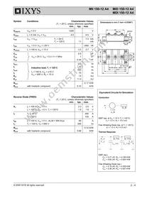 MII150-12A4 Datasheet Page 2