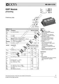 MII300-12E4 Datasheet Cover