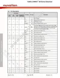 MINI51LDE Datasheet Page 18