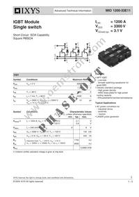 MIO1200-33E11 Datasheet Cover