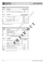 MIO1500-25E10 Datasheet Page 2