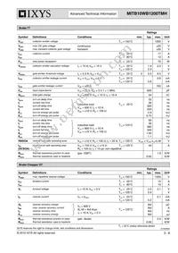 MITB10WB1200TMH Datasheet Page 3