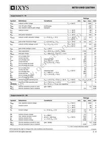 MITB15WB1200TMH Datasheet Page 2