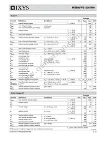 MITB15WB1200TMH Datasheet Page 3