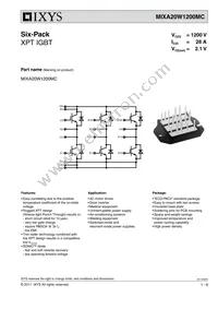 MIXA20W1200MC Datasheet Cover