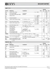 MIXA20W1200TMH Datasheet Page 2