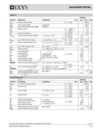 MIXA20WB1200TML Datasheet Page 3