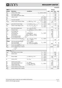 MIXA225RF1200TSF Datasheet Page 2