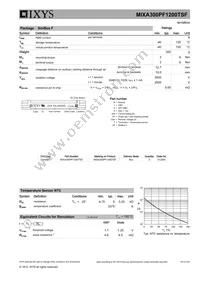MIXA300PF1200TSF Datasheet Page 3