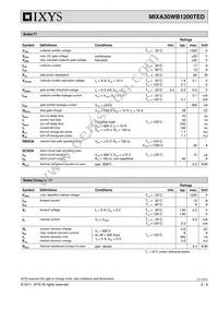 MIXA30WB1200TED Datasheet Page 3